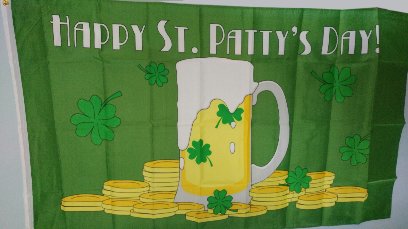 Happy St. Patty's Day Flag